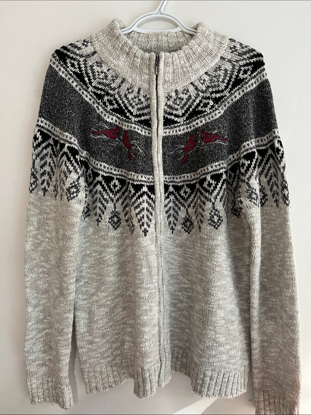 Women’s Northern Reflections Zip Sweater - Cardinals